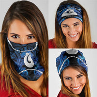 Maori Matariki Hei Matau Neck Gaiter Maori Kowhaiwhai Pattern Galaxy LT01 - Polynesian Pride