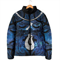 Personalized Maori Matariki Hei Matau Padded Jacket Maori Kowhaiwhai Pattern Galaxy LT01 - Polynesian Pride