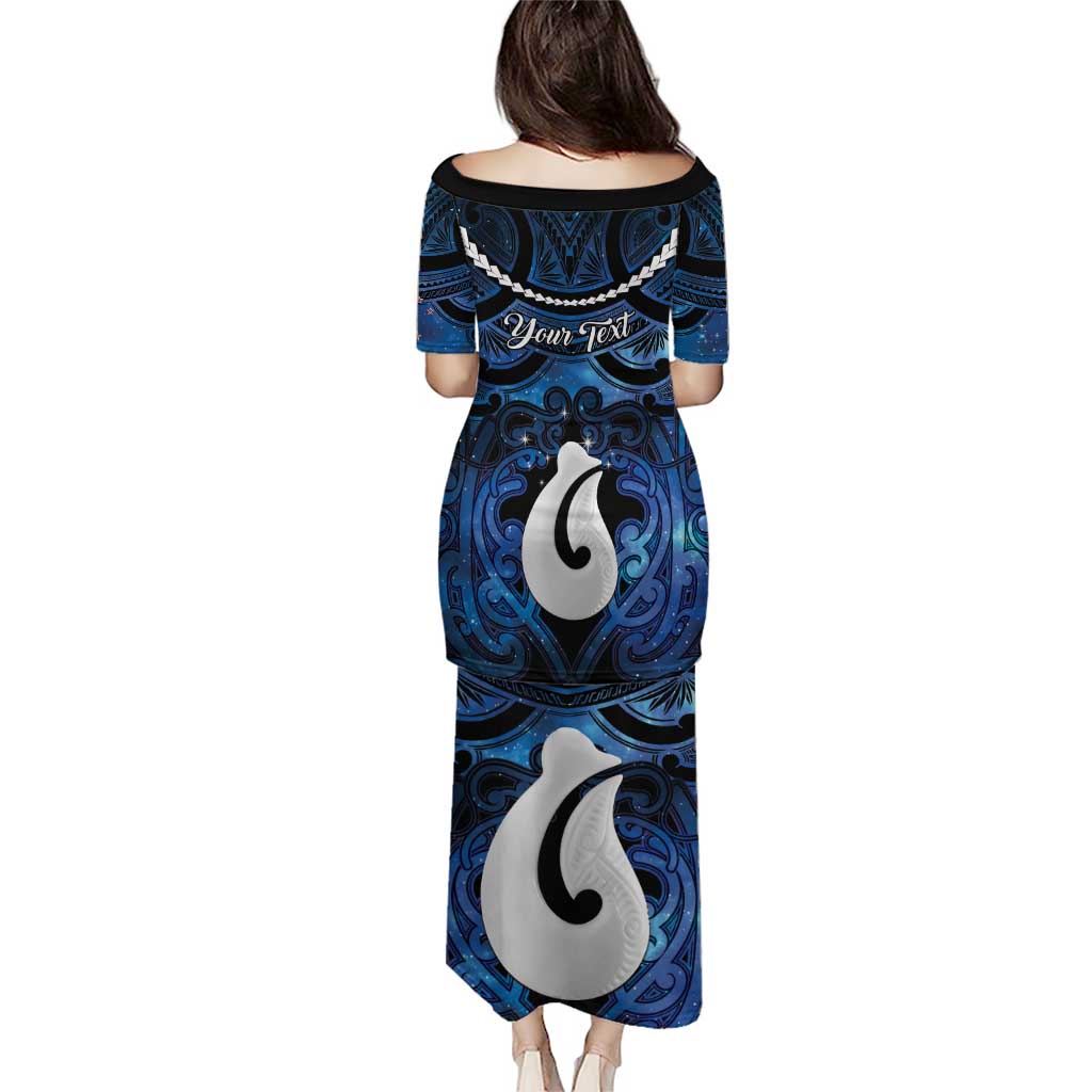 Personalized Maori Matariki Hei Matau Puletasi Maori Kowhaiwhai Pattern Galaxy LT01 - Polynesian Pride