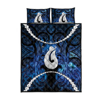 Maori Matariki Hei Matau Quilt Bed Set Maori Kowhaiwhai Pattern Galaxy LT01 - Polynesian Pride
