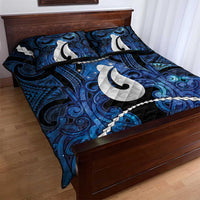 Maori Matariki Hei Matau Quilt Bed Set Maori Kowhaiwhai Pattern Galaxy LT01 - Polynesian Pride