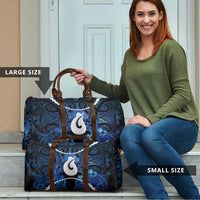Maori Matariki Hei Matau Travel Bag Maori Kowhaiwhai Pattern Galaxy LT01 - Polynesian Pride