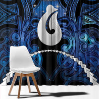 Maori Matariki Hei Matau Window Curtain Maori Kowhaiwhai Pattern Galaxy LT01 - Polynesian Pride