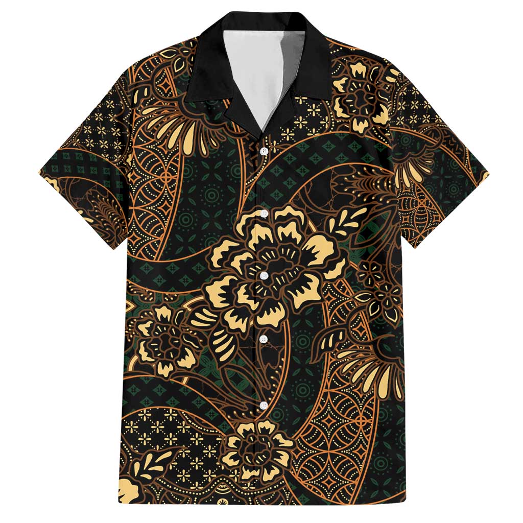 Indonesian Batik Pattern Vintage Brown Hawaiian Shirt LT01 Brown - Polynesian Pride