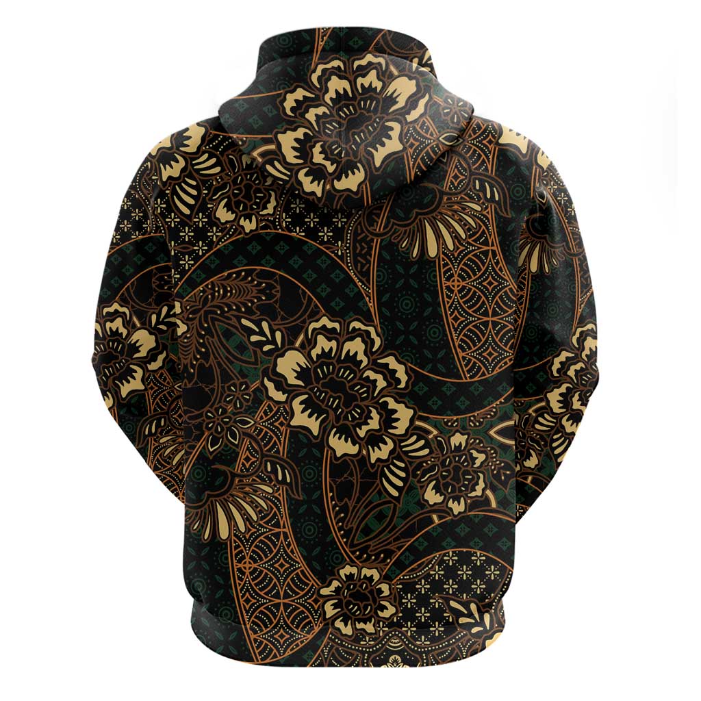 Indonesian Batik Pattern Vintage Brown Hoodie LT01 - Polynesian Pride