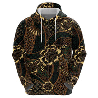 Indonesian Batik Pattern Vintage Brown Hoodie LT01 - Polynesian Pride