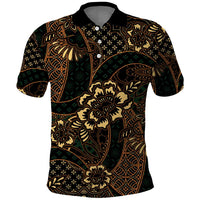 Indonesian Batik Pattern Vintage Brown Polo Shirt LT01 Brown - Polynesian Pride