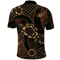 Indonesian Batik Pattern Vintage Brown Polo Shirt LT01 - Polynesian Pride