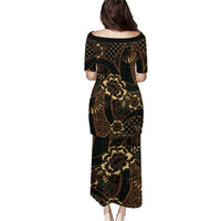 Indonesian Batik Pattern Vintage Brown Puletasi LT01 - Polynesian Pride