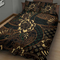 Indonesian Batik Pattern Vintage Brown Quilt Bed Set LT01 - Polynesian Pride