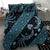 Indonesia Batik Pattern Bedding Set Blue Version