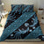 Indonesia Batik Pattern Bedding Set Blue Version