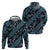 Indonesia Batik Pattern Hoodie Blue Version