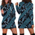 Indonesia Batik Pattern Hoodie Dress Blue Version