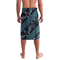 Indonesia Batik Pattern Lavalava Blue Version LT01 - Polynesian Pride