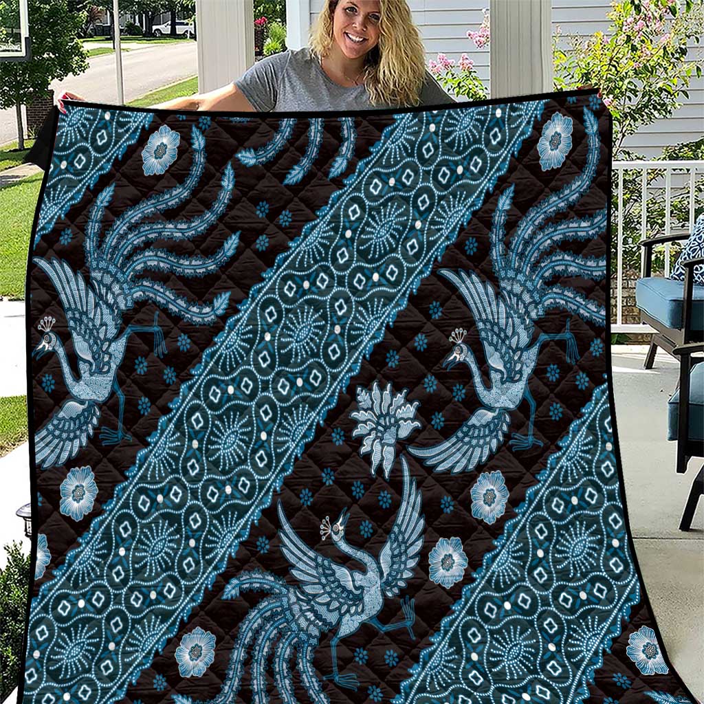 Indonesia Batik Pattern Quilt Blue Version LT01 Blue - Polynesian Pride
