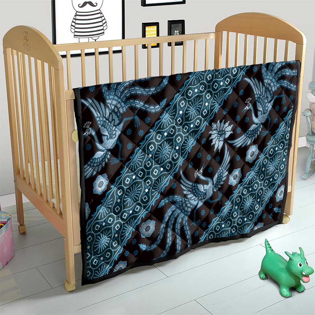 Indonesia Batik Pattern Quilt Blue Version LT01 - Polynesian Pride