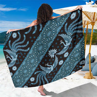 Indonesia Batik Pattern Sarong Blue Version LT01 One Size 44 x 66 inches Blue - Polynesian Pride