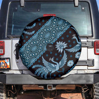 Indonesia Batik Pattern Spare Tire Cover Blue Version LT01 Blue - Polynesian Pride