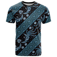 Indonesia Batik Pattern T Shirt Blue Version LT01 Blue - Polynesian Pride