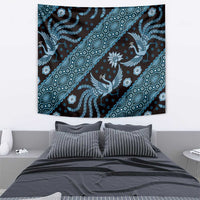 Indonesia Batik Pattern Tapestry Blue Version LT01 - Polynesian Pride