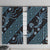 Indonesia Batik Pattern Window Curtain Blue Version