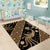 Indonesia Batik Pattern Area Rug Gold Version