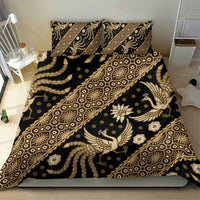 Indonesia Batik Pattern Bedding Set Gold Version LT01 - Polynesian Pride