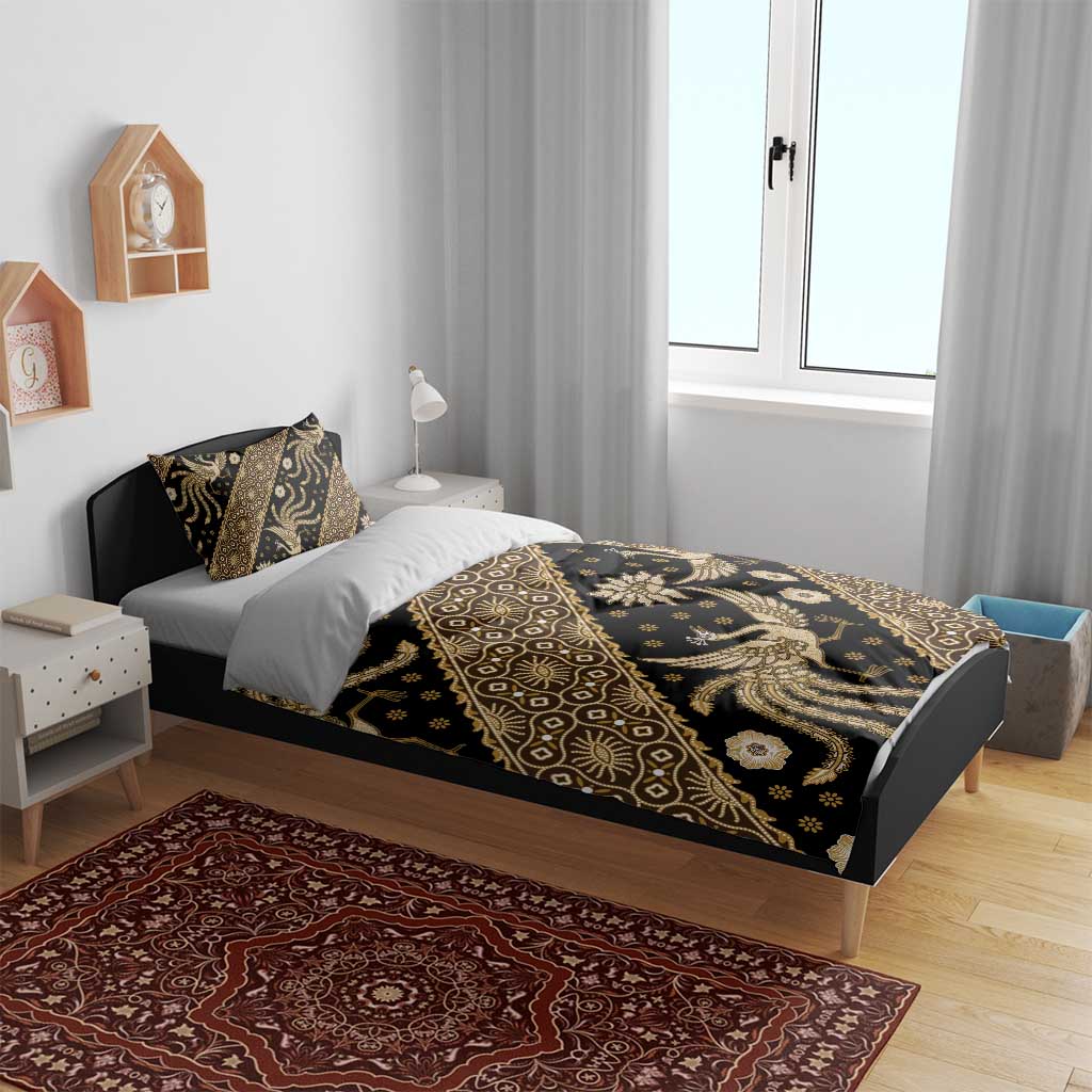 Indonesia Batik Pattern Bedding Set Gold Version LT01 - Polynesian Pride