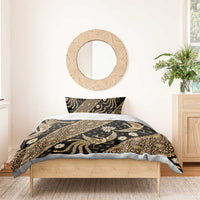 Indonesia Batik Pattern Bedding Set Gold Version LT01 - Polynesian Pride