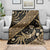 Indonesia Batik Pattern Blanket Gold Version