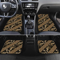Indonesia Batik Pattern Car Mats Gold Version LT01 Set 4pcs Gold - Polynesian Pride