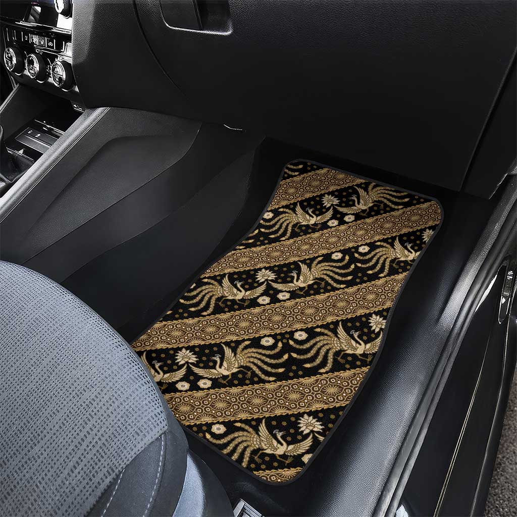 Indonesia Batik Pattern Car Mats Gold Version LT01 - Polynesian Pride