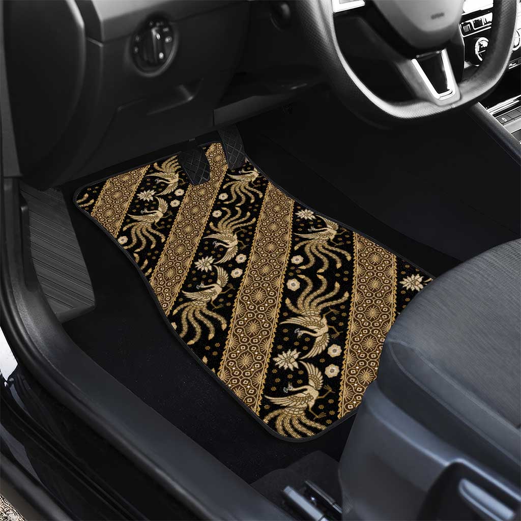 Indonesia Batik Pattern Car Mats Gold Version LT01 - Polynesian Pride