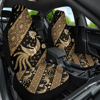 Indonesia Batik Pattern Car Seat Cover Gold Version LT01 One Size Gold - Polynesian Pride