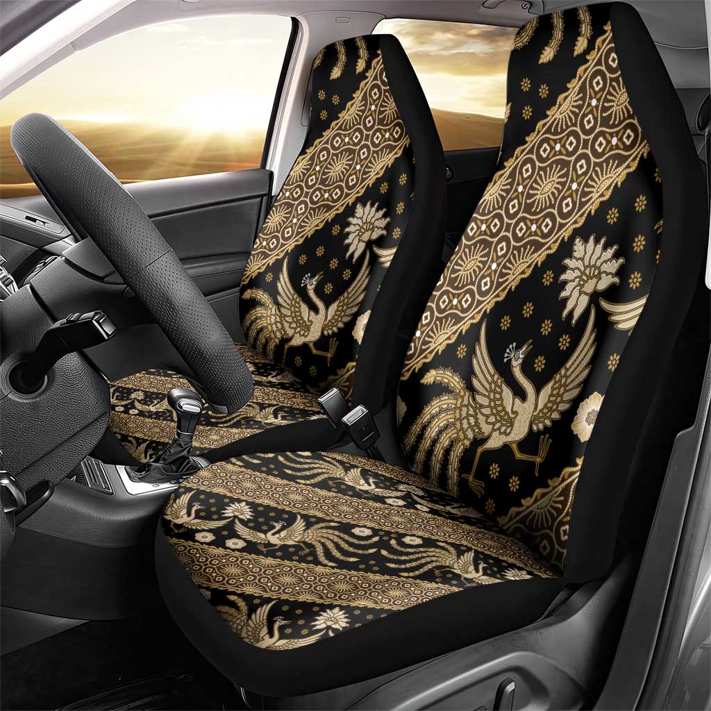 Indonesia Batik Pattern Car Seat Cover Gold Version LT01 - Polynesian Pride