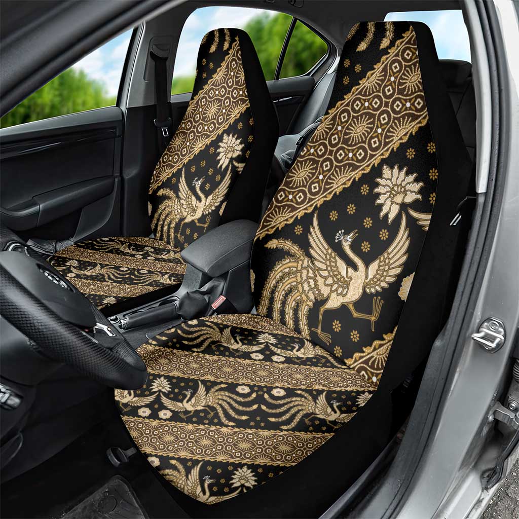 Indonesia Batik Pattern Car Seat Cover Gold Version LT01 - Polynesian Pride