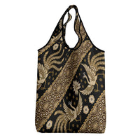 Indonesia Batik Pattern Grocery Bag Gold Version LT01 - Polynesian Pride