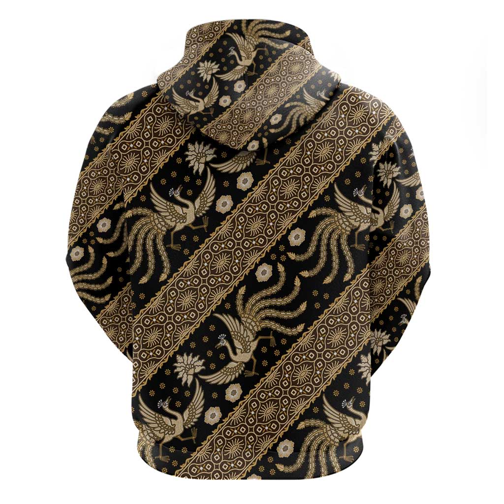 Indonesia Batik Pattern Hoodie Gold Version LT01 - Polynesian Pride