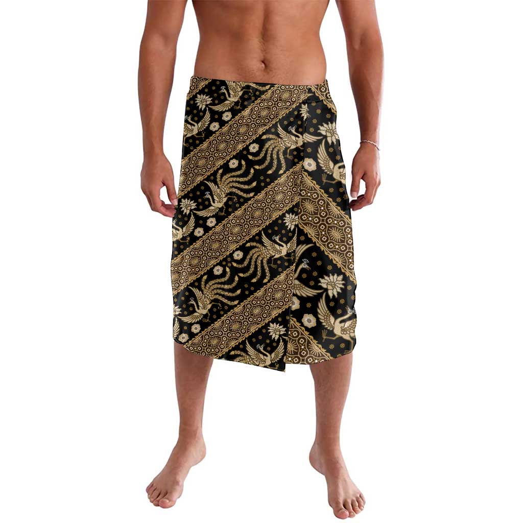 Indonesia Batik Pattern Lavalava Gold Version LT01 Gold - Polynesian Pride