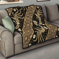 Indonesia Batik Pattern Quilt Gold Version LT01 - Polynesian Pride