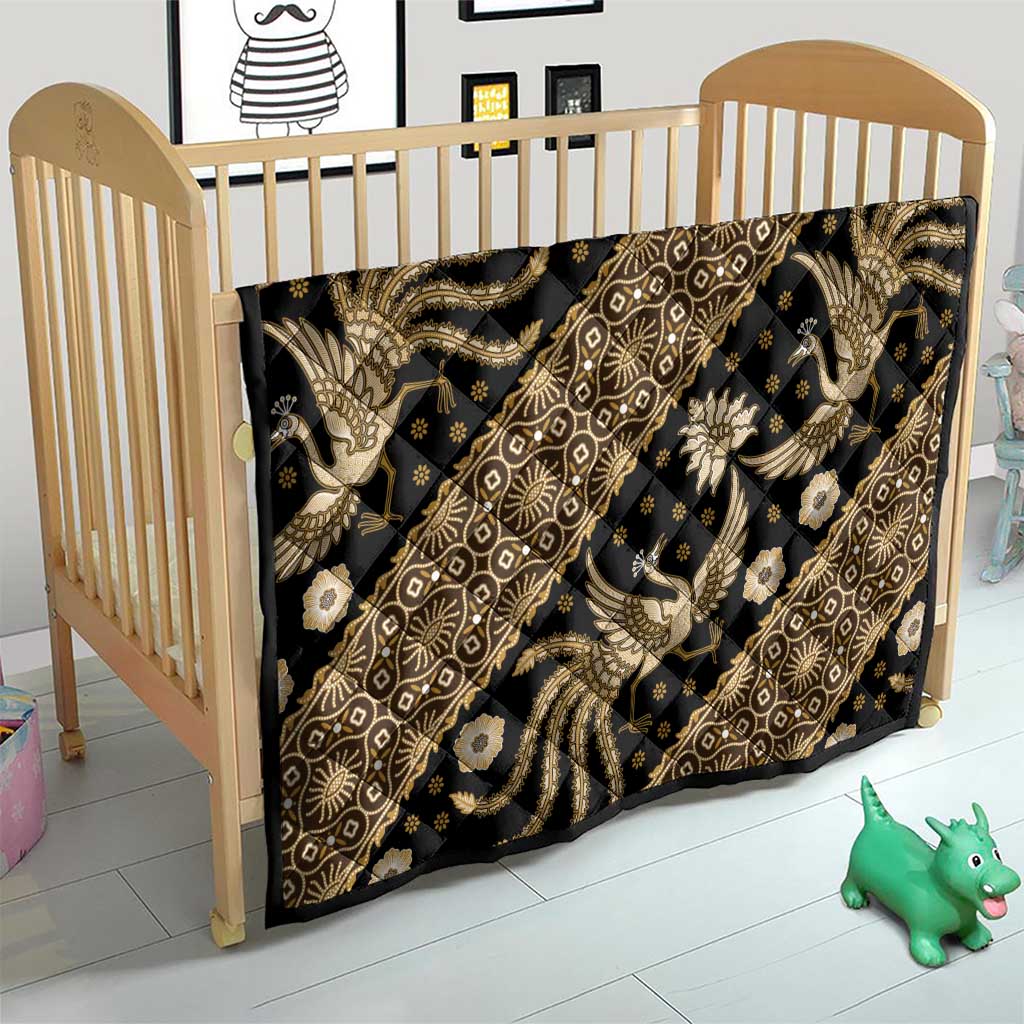 Indonesia Batik Pattern Quilt Gold Version LT01 - Polynesian Pride