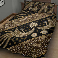 Indonesia Batik Pattern Quilt Bed Set Gold Version LT01 - Polynesian Pride