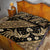 Indonesia Batik Pattern Quilt Bed Set Gold Version