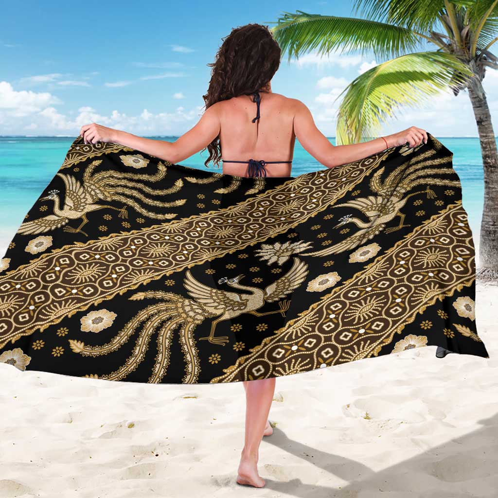 Indonesia Batik Pattern Sarong Gold Version LT01 - Polynesian Pride
