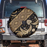 Indonesia Batik Pattern Spare Tire Cover Gold Version LT01 Gold - Polynesian Pride