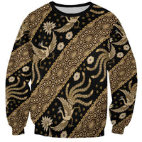 Indonesia Batik Pattern Sweatshirt Gold Version LT01 Unisex Gold - Polynesian Pride