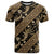 Indonesia Batik Pattern T Shirt Gold Version