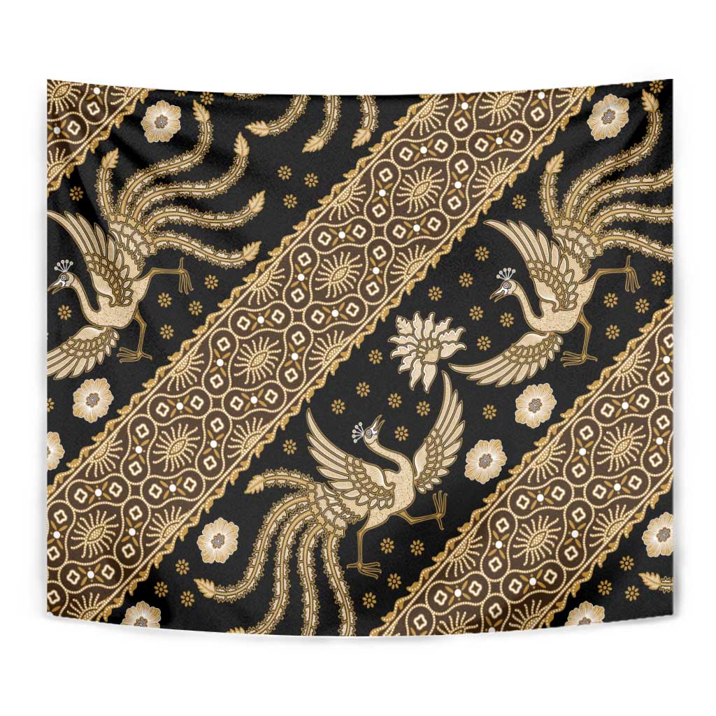 Indonesia Batik Pattern Tapestry Gold Version LT01 - Polynesian Pride