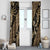 Indonesia Batik Pattern Window Curtain Gold Version